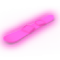 Pink Neon Snowboard