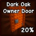 Dark Oak Owner Door