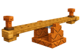 Wood Seesaw