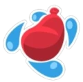 Water Balloon Sticker
