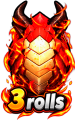 Dragon Egg 3 rolls