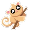 Pleading Tarsier Sticker