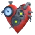 Mecha Heart Badge